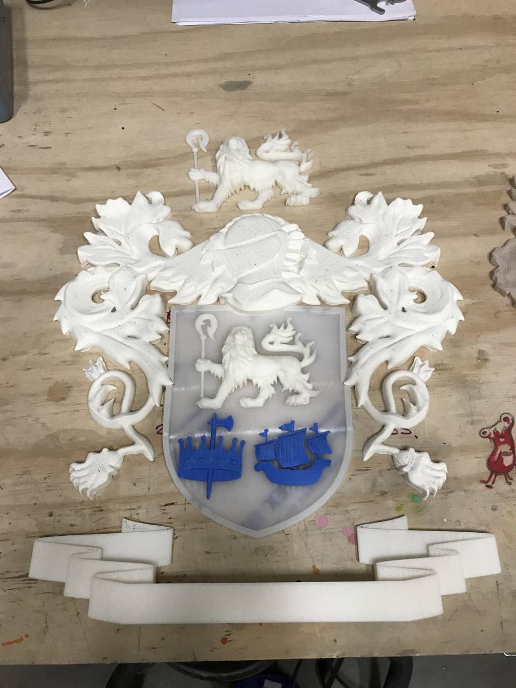 3D printed Coat of Arms - Bermondsey 6