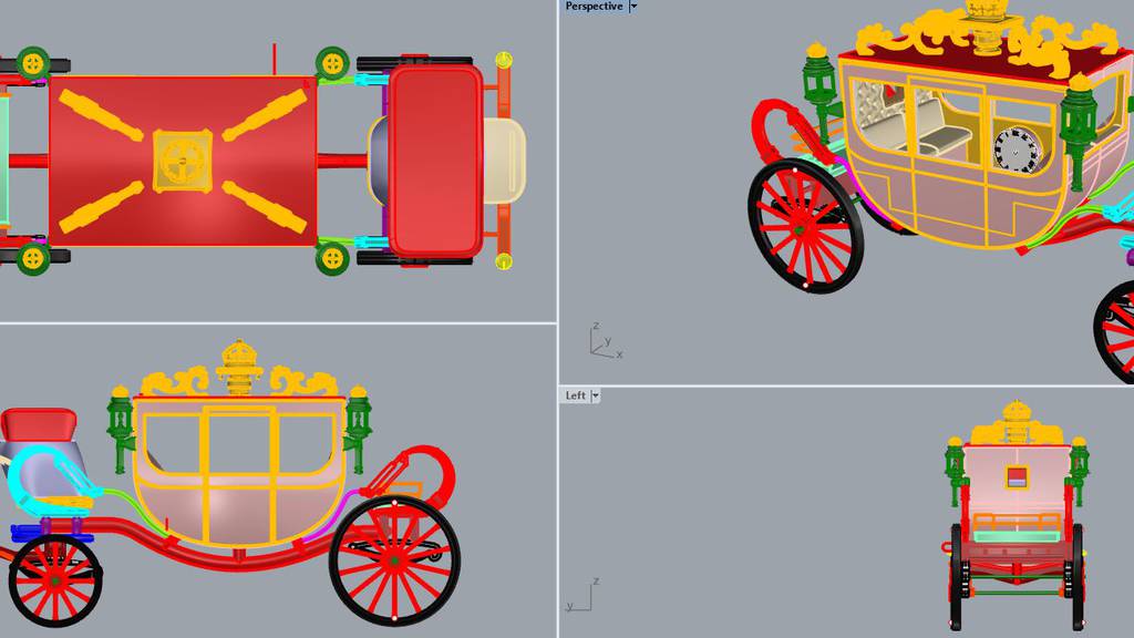 Yinka Shonibare 3D printed Carriage Clock 13