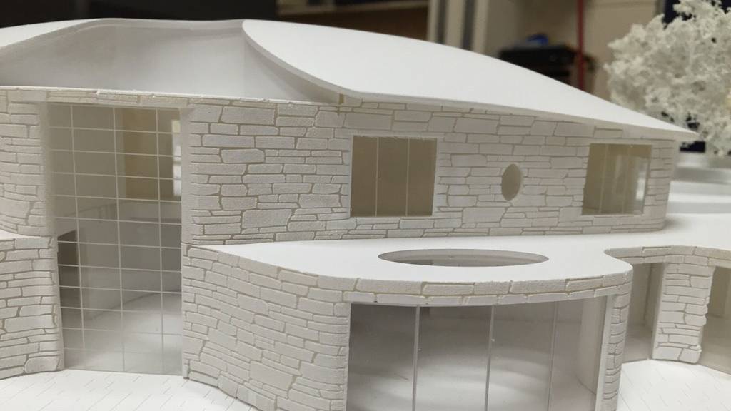 3D Printed Architectural Residence 1:150 4